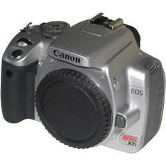Canon Digital Rebel XTI 10.0 Megapixel DSLR Camera (Silver Body Only)